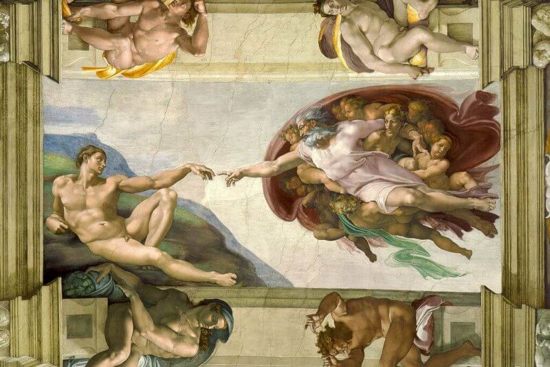 Michelangelo und der. Sixtinische Himmel
